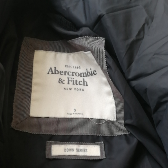 Abercrombie firth black down coat - Picture 2 of 8